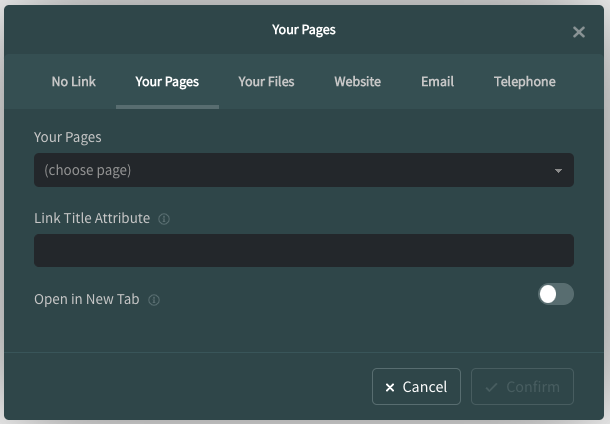 Adding links to your images