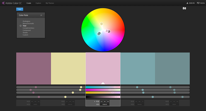 color adobe wheel