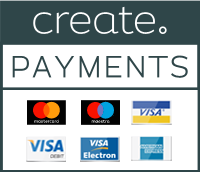 Create Payments Logo in gray