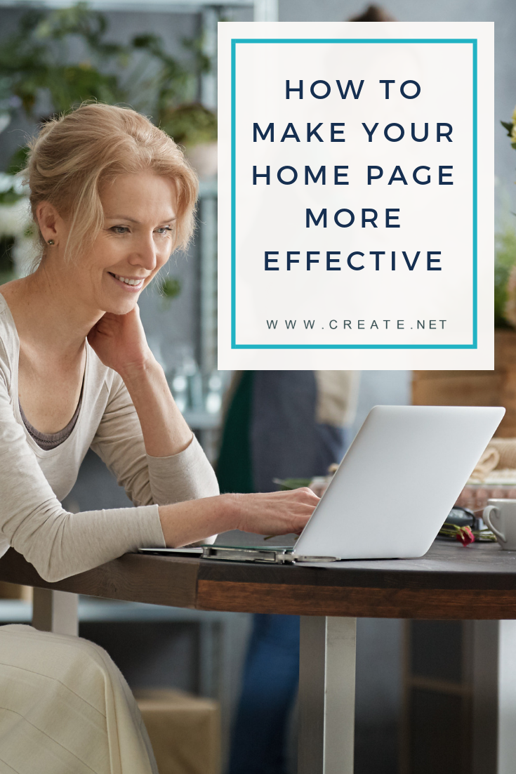 How To Make Your Website Homepage More Effective Pin