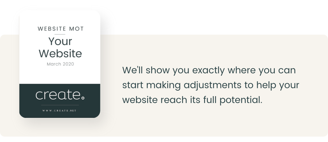 Create's Website MOT Service