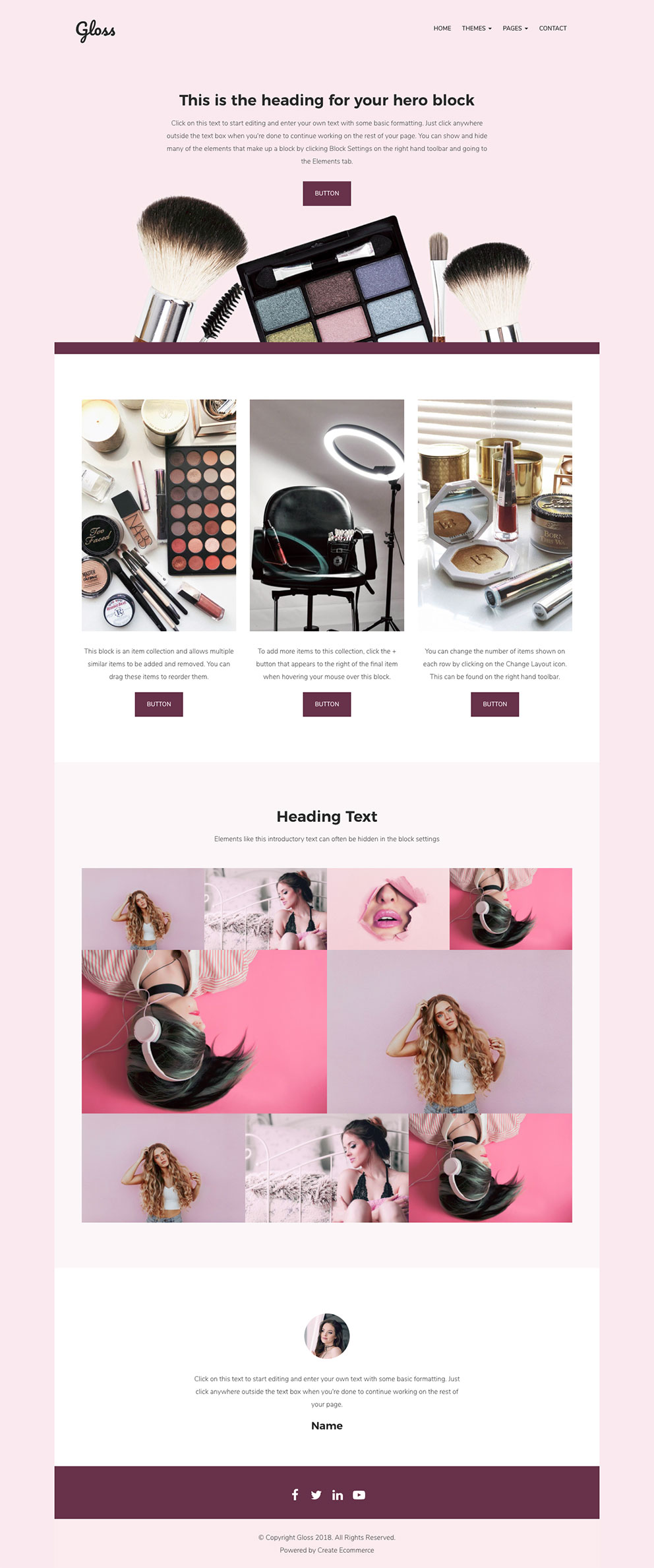 Gloss Ecommerce Store Template
