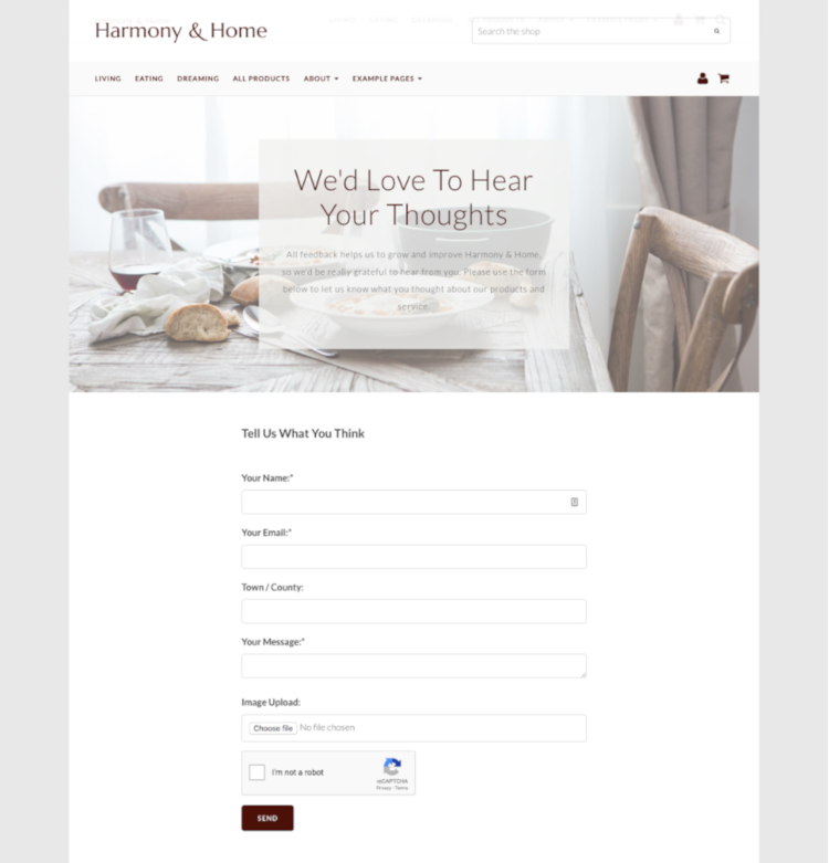 Harmony & Home Testimonials Page