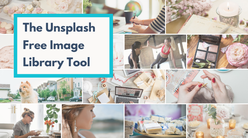 The Unsplash Free Image Library Tool on Create