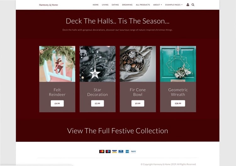 Seasonal Website Content To Be Updated