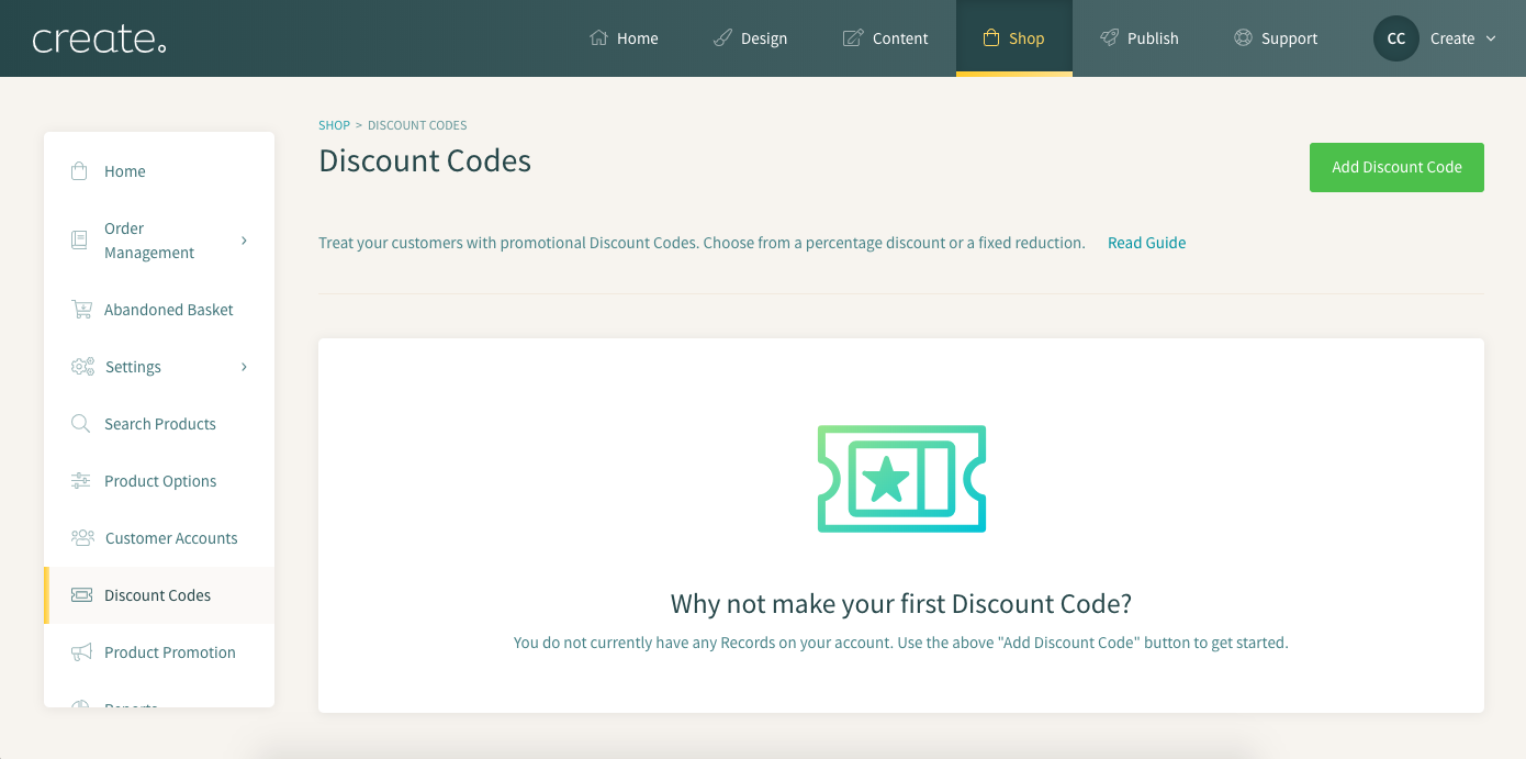 Promotion & Discount Codes: Creating A Promo Code