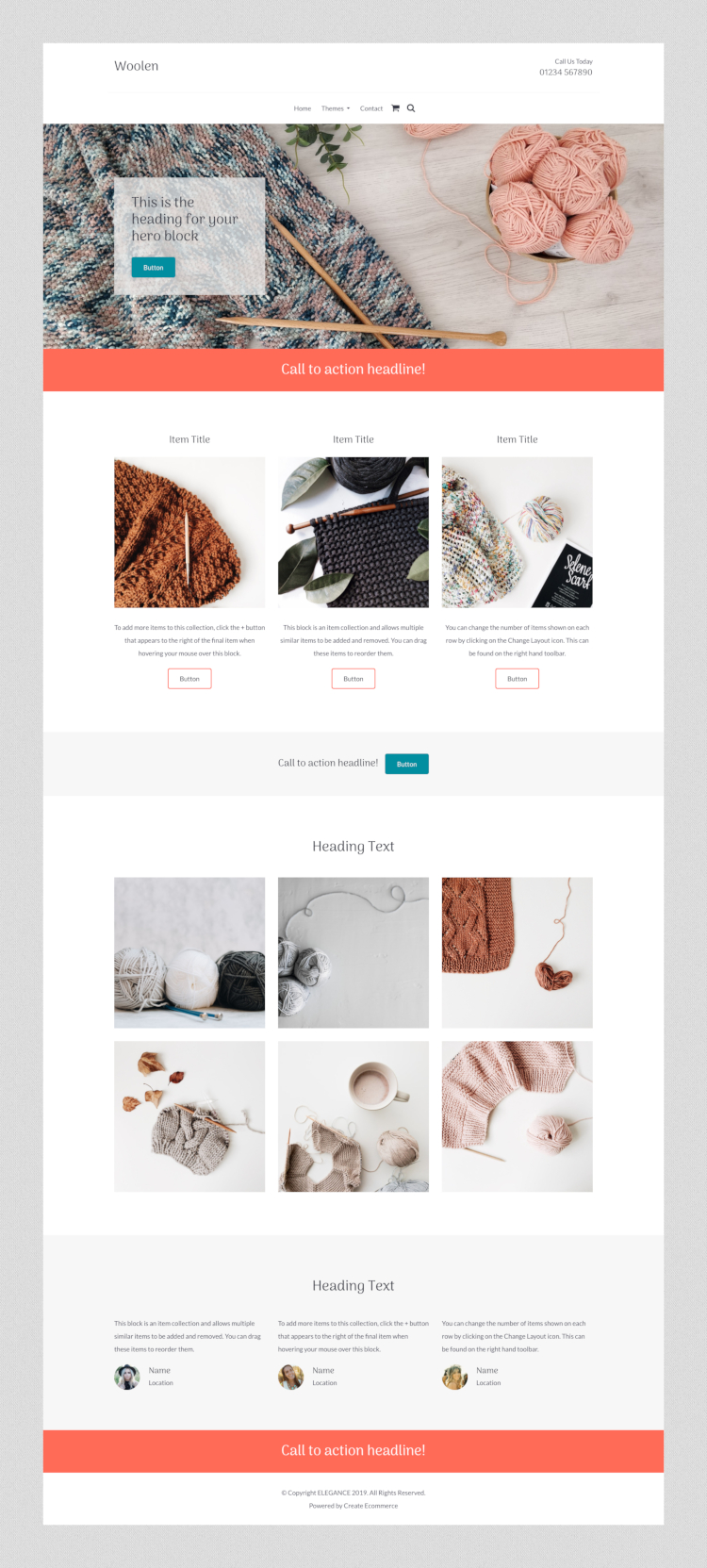 Woolen Craft Website Template