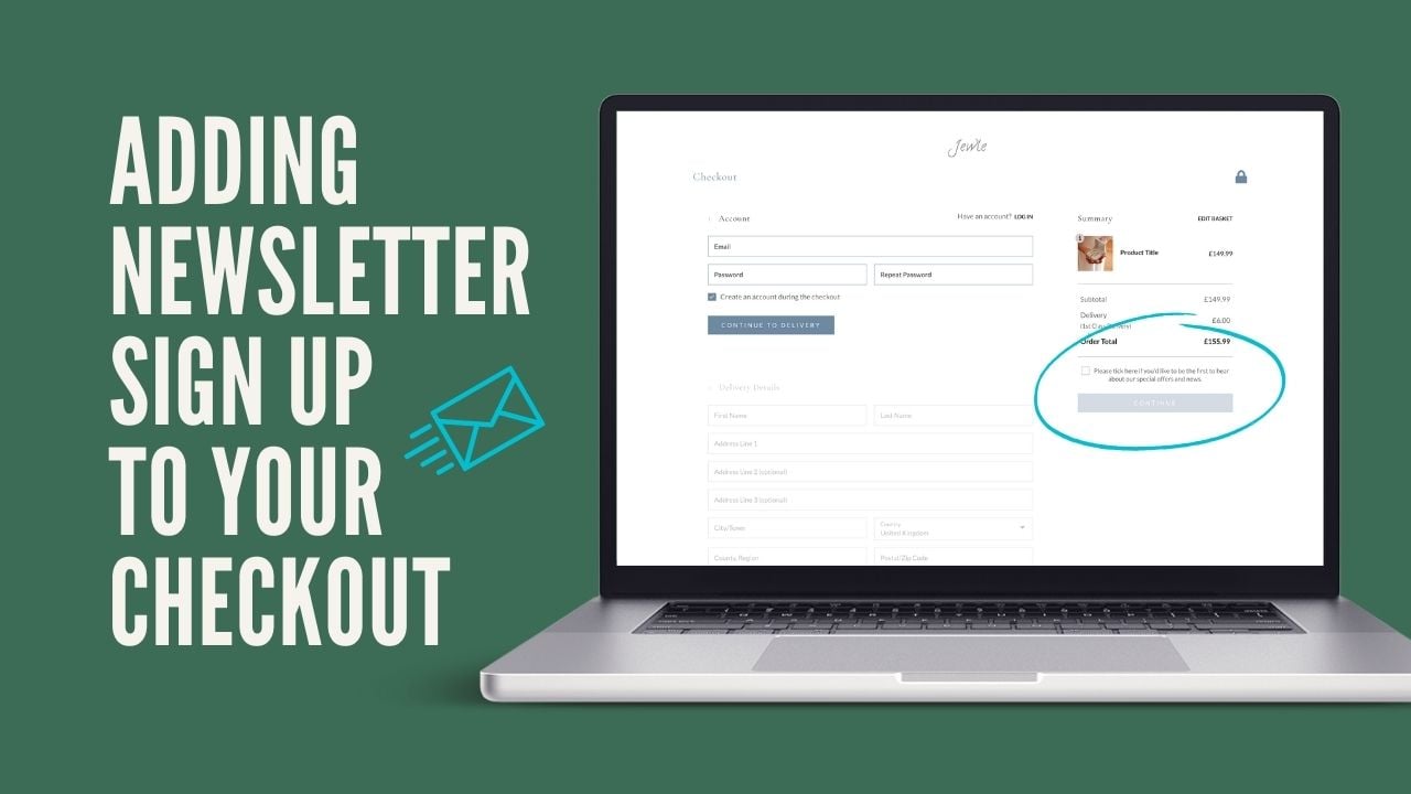 How to add newsletter sign up to your checkout